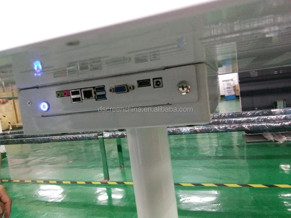 Coffee/Water/ drinking table advertising player LCD digital signage with waterproof for the bar/coffee shop/mall