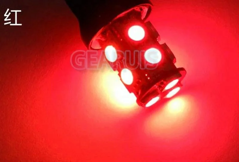 P21/5W S25 1157 BAY15D 13 SMD 5050 LED For auto car light brake light DC 12V white red blue yellow