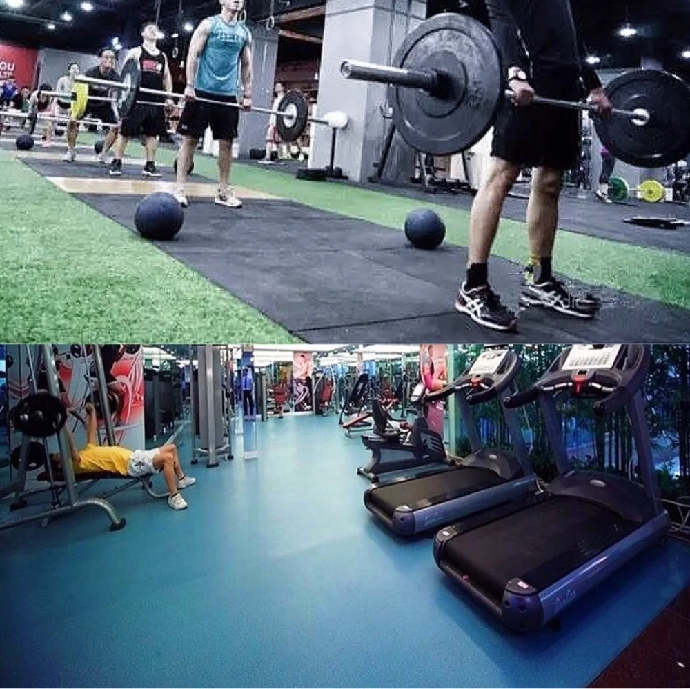 Pisos para gimnasio 100% de material de caucho EPDM con precio bajo rubber