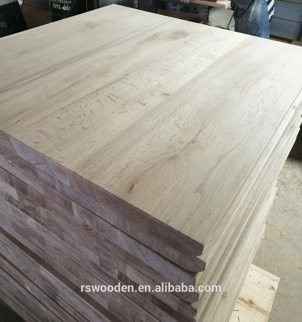 white oak live edge glue board/oak live edge panel/Live Edge Solid Stave board