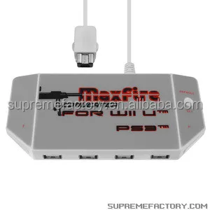 For Xbox 360 For Wii U For PS3 USB Controller Converter Maxfire FPS Keyboard Wired