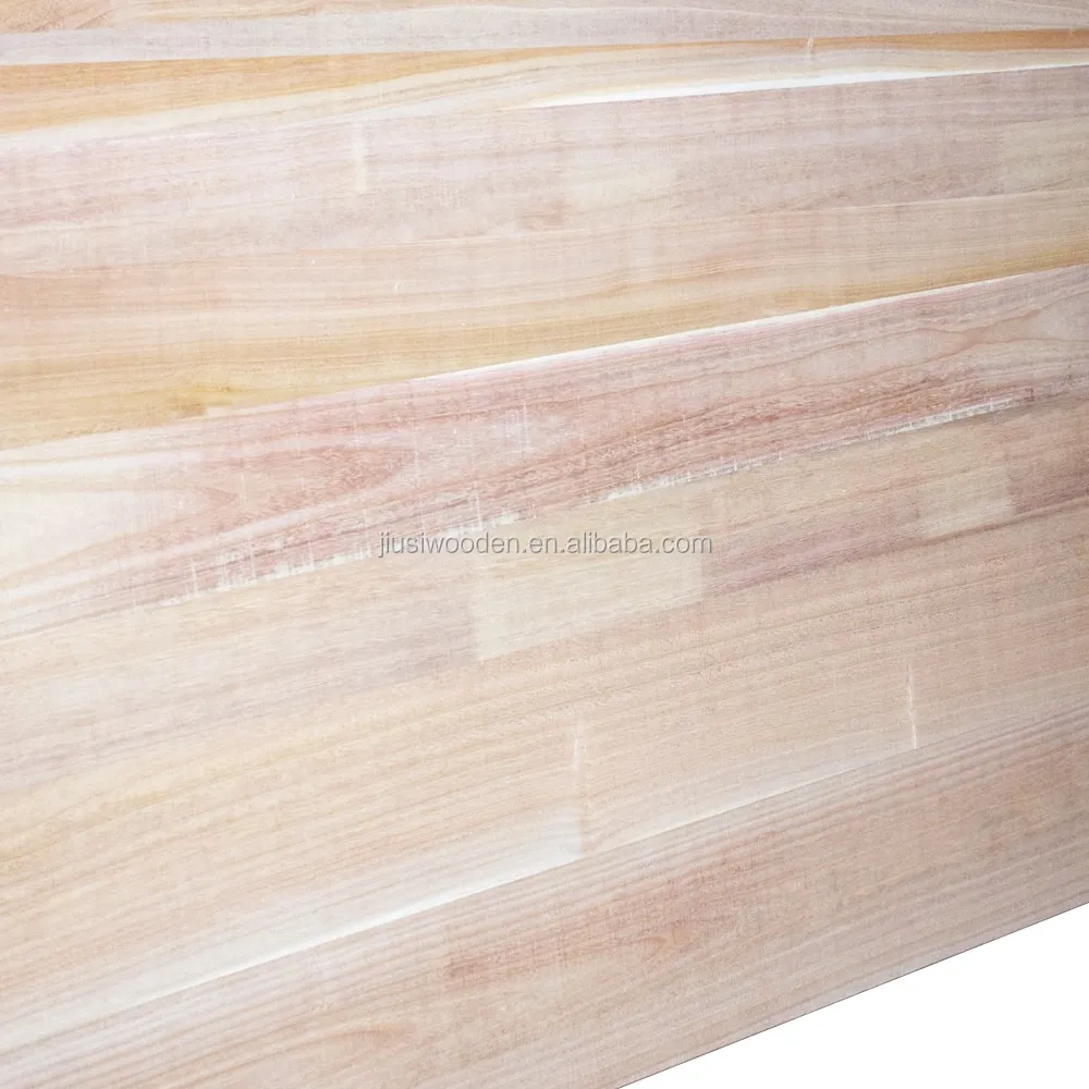 
Paulownia wood finger joint board size 1220*2440mm or as requested used for construction and furniture 