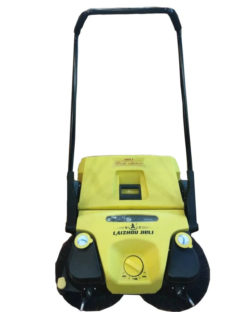 barredoras industriales nylon roller cleaning brush hand propelled sweeper