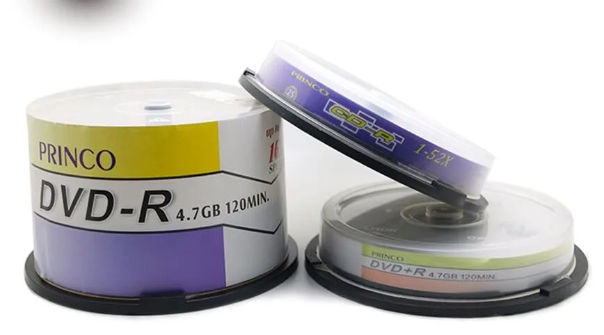 4.7GB 16x  120min white inkjet printable dvd-r - 50 Disc packing
