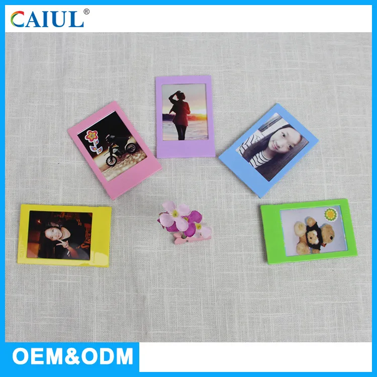 Factory direct sale 3 inch plastic picture frame wedding decoration for fujifilm instax mini 8/9/10 film 7/8/25/50/ photo frame