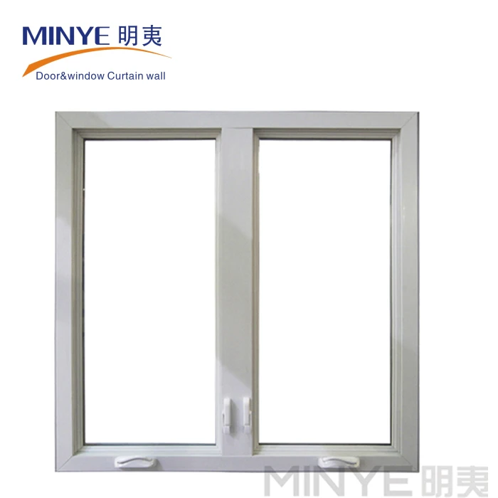 iron grid security PVC windows/plastic casement window/vinyl casement windows