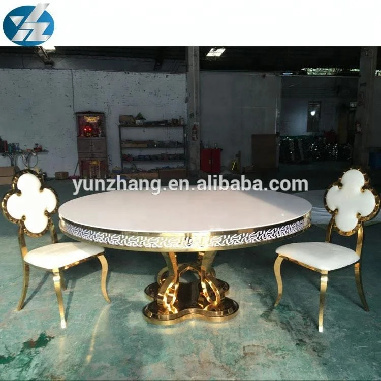 
Fancy Led Light Mdf Wedding Dining Tables For Wedding 