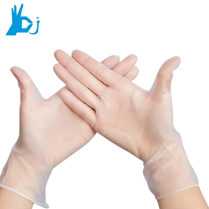 Hot Selling Food Grade Powder Free Disposable Clear Vinyl Gloves