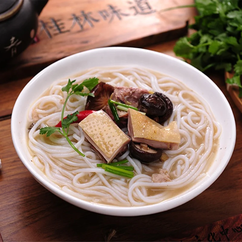 Chinese rice noodles slightly spicy good tasty instant rice noodles