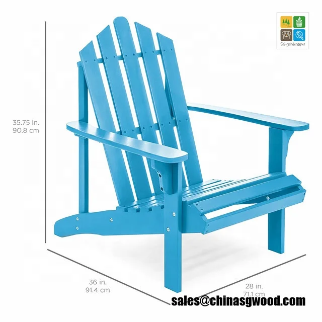 Wood Weather Adirondack Beach Chair Set of 2 with Folding Side Table, Salmon