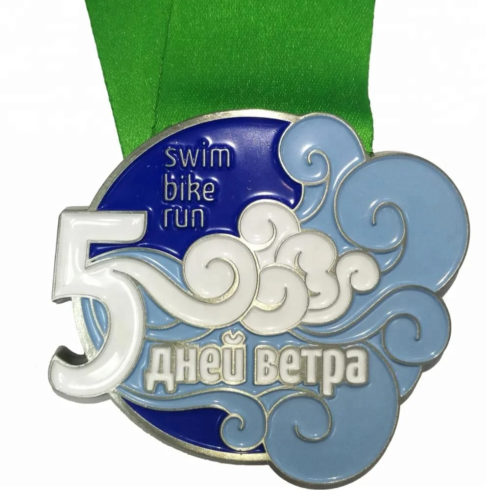 Индивидуальные спортивные медали и награды для бега гонок литье под давлением мягкая эмаль или твердая металлическая медаль
