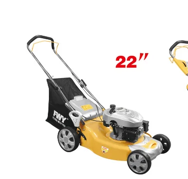 22inch 4in1 self propelled gasoline lawn mower with aluminum chassis mower and BS engine one key start