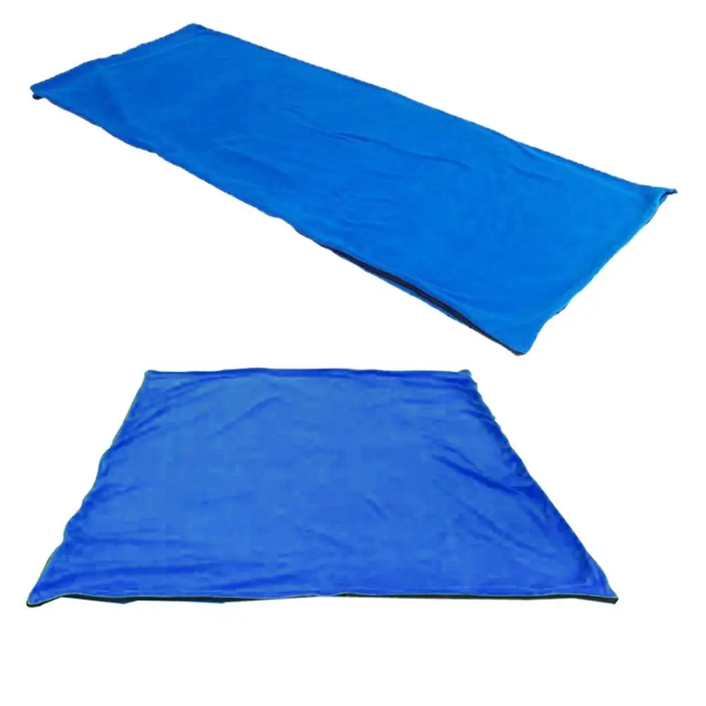 WOQI Hot Sale Customized Sleeping Bag Liner Sleep Sheet Sleep Sack Camping Travel Liner with Pillow Soft