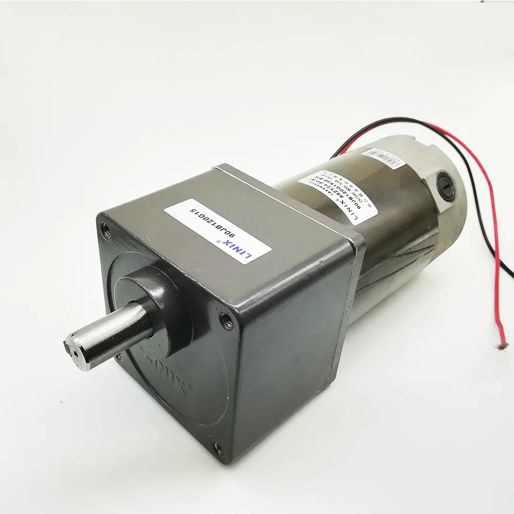 
Linix 80W DC Gear Motor 85ZY24-80-B/90JB120G1538-BM 15mm Double shaft motor 