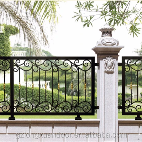 Cheap  wrought iron handrail railing balustrade made in China