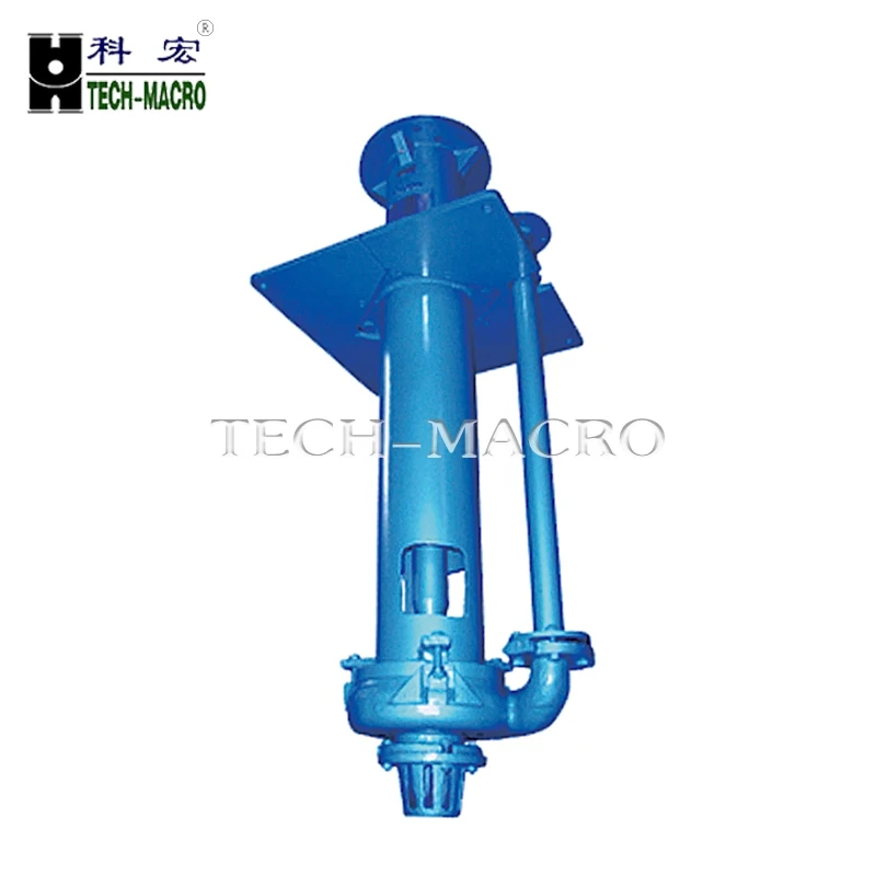 
Metal lined Vertical submerged centrifugal sump pump sewage dewatering pump with double suction impellers 