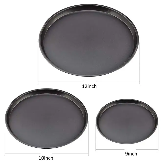 Best Selling Products Best 3Pcs Set Round Pizza Pan for Oven