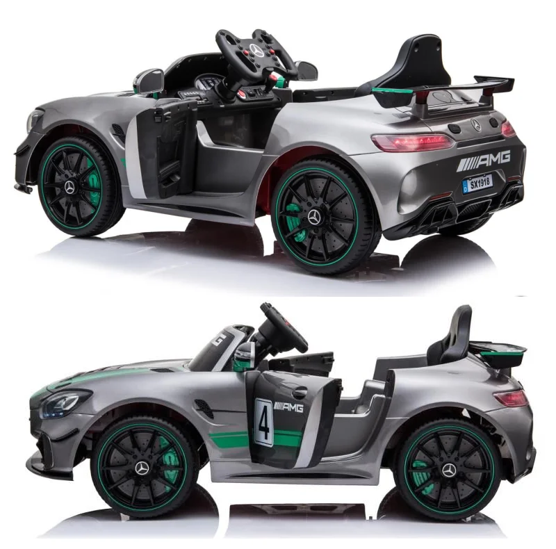 Cool Licensed Mercedes benz AMG GT4 License Toy Ride on Car 12V Electric Car Kids