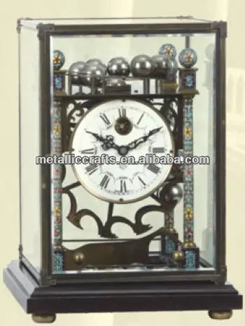 The SM 24K Enamel Falling Ball Clock JG9003FL