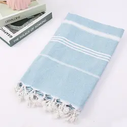 100% Cotton Tassel Beach Towel Adult Bath Towel Turkish Towel