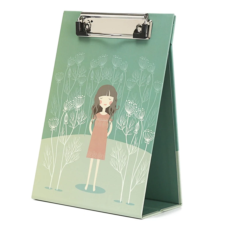Lovely Cute A5 Paper Stand Plywood Clipboard File Writing Pad For Restaurant Office Stationery Supply Cardboard Holder