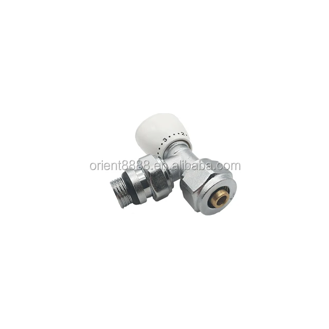 BRASS 3-way manual thermostatic radiator angle valve	Heating actuator energy forged 1/2'brass thermostatic brass radiator valve