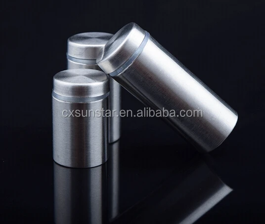 Hollow stainless steel sign holder screws 12*25mm glass standoff bracket