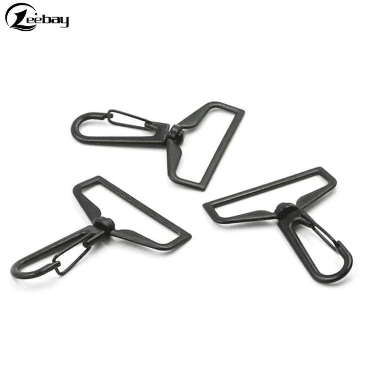 Wholesale various design carabiner hook metal snap buckle hook for sling bag