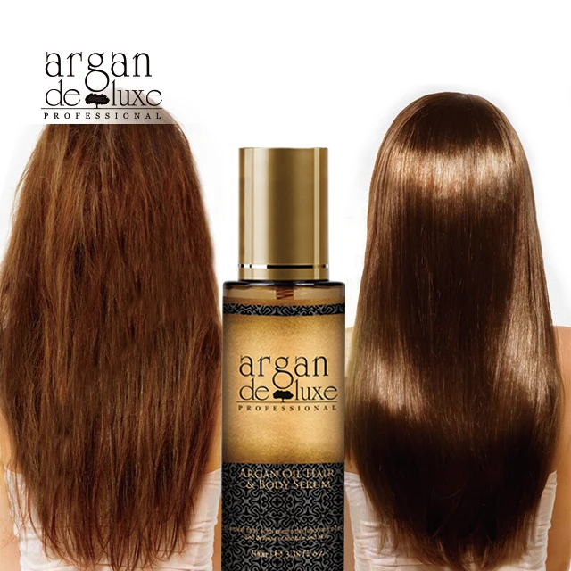 Private Brand Stable   Argan Oil Hair &Body Serum for Cosmetics Use