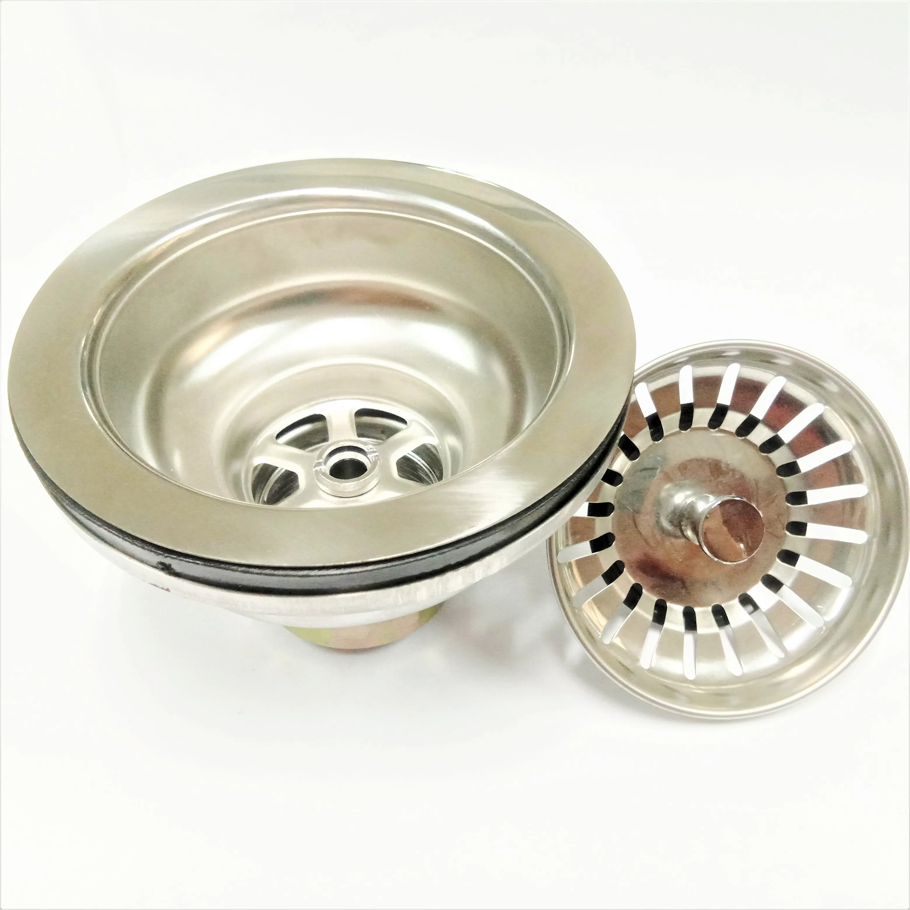 Корзина из нержавеющей стали сетка для раковины кухни или бара ванной комнаты туалета LB-9146