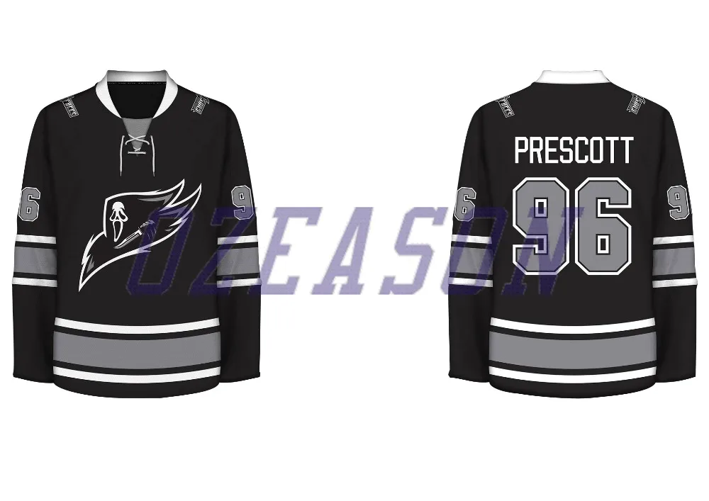 Custom Made Mens Fully Sublimated Printing Funny Hockey Jersey