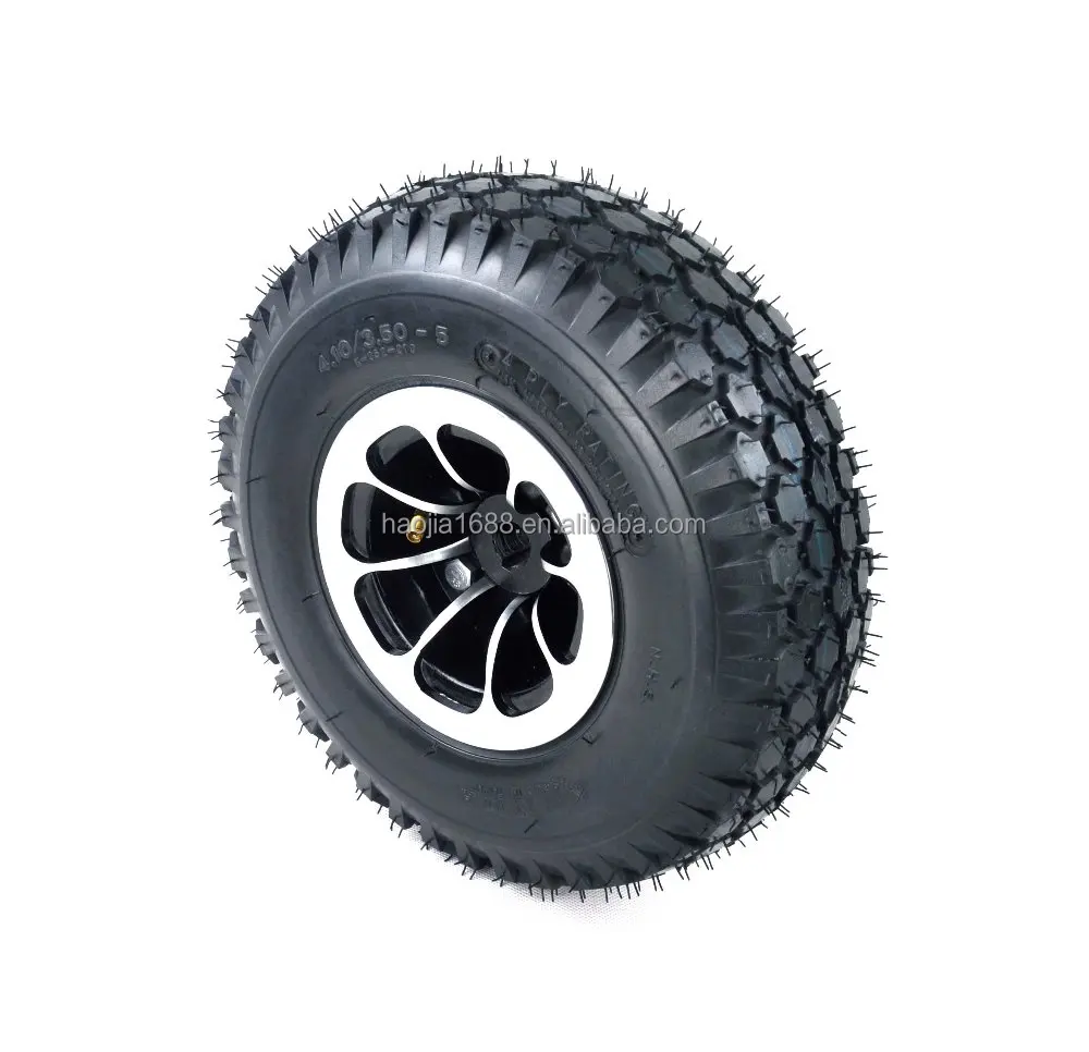 Source factory products 4.10/3.50-5 Aluminum alloys hub Inflatable Driving wheels