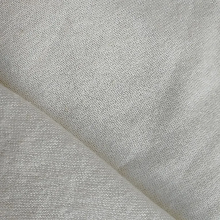 Top quality knitted fabric 240gsm hemp bamboo jersey fabric