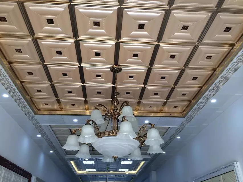 false ceiling faux leather plafond