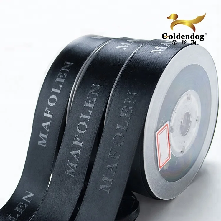 
Customised personalized printed branded ribbon with company logo 