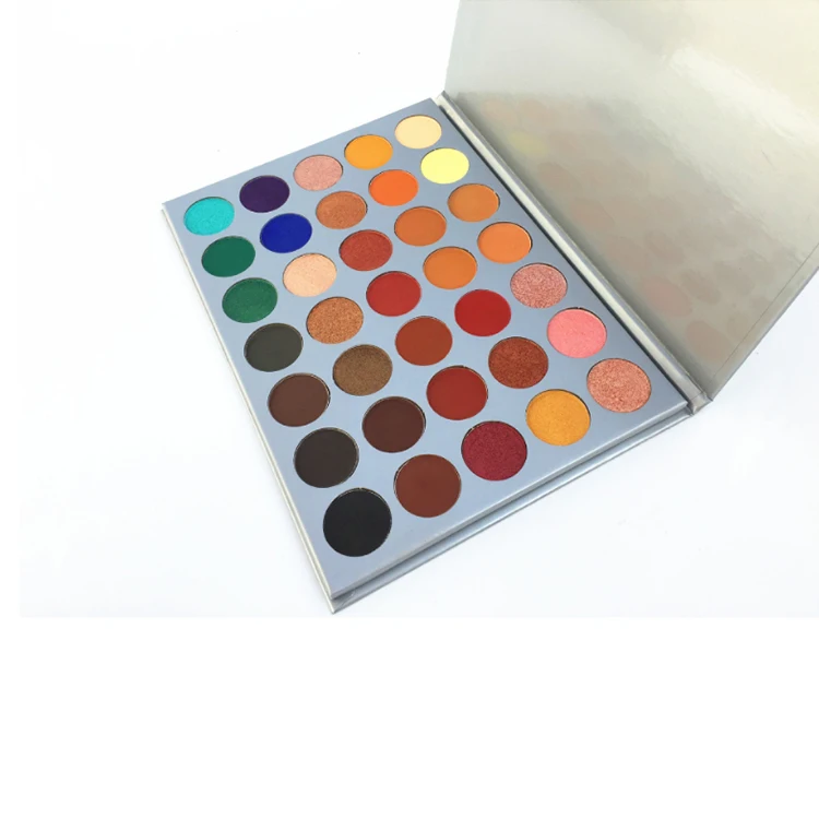 
2018High pigment private label eyeshadow palette makeup cosmetic without logo no name 
