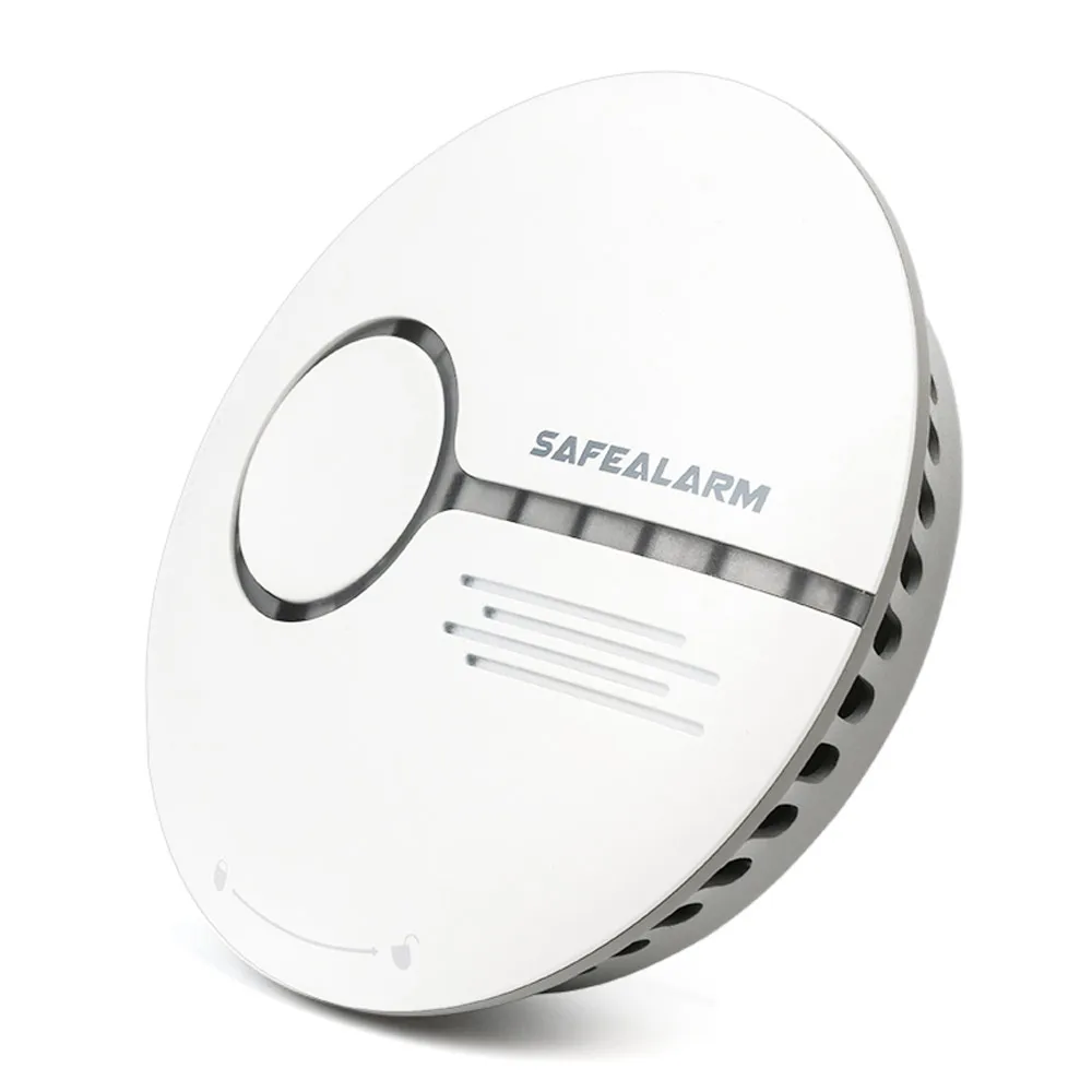 
En14604 Standard Alone Wireless Smoke Sensor Optical Smoke Detector With Dustproof 