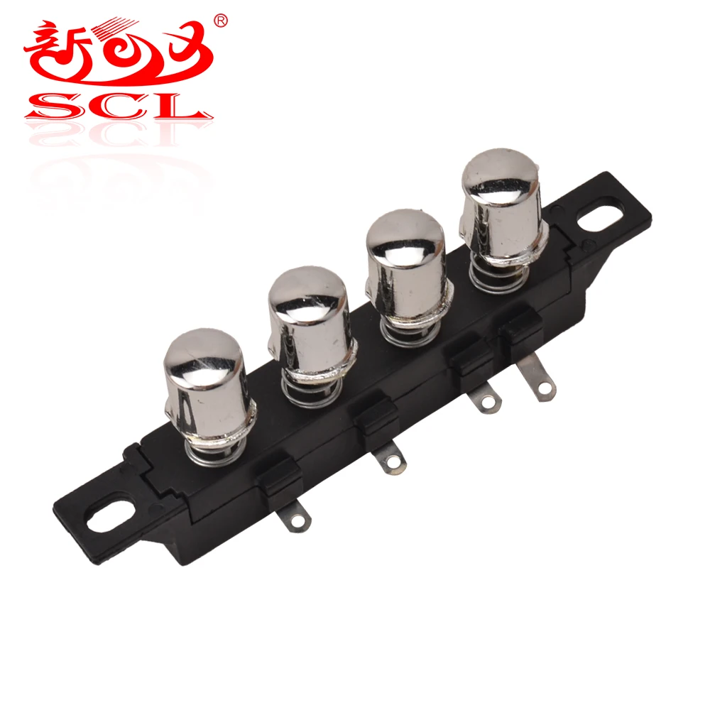 New High Quality Factory Price Silver Electric Fan Parts Fan Keyboard Switch four (round key)