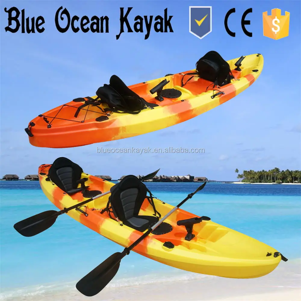 
2015 hot sale Blue Ocean 2 person fishing kayak/2 person fishing kayak on ocean/sea tour 2 person fishing kayak 
