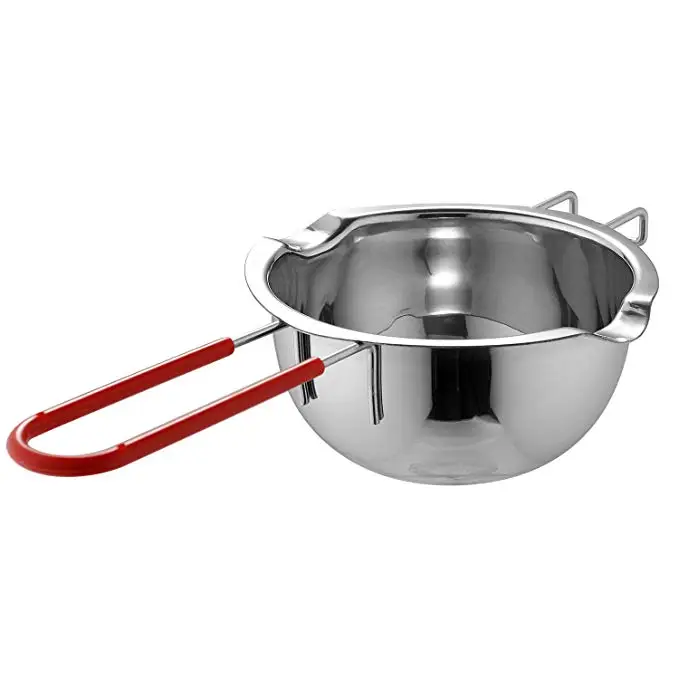 Stainless Steel Backing Tool Boiler Pot with Silicone Handle Butter Caramel Chocolate Melting Pot
