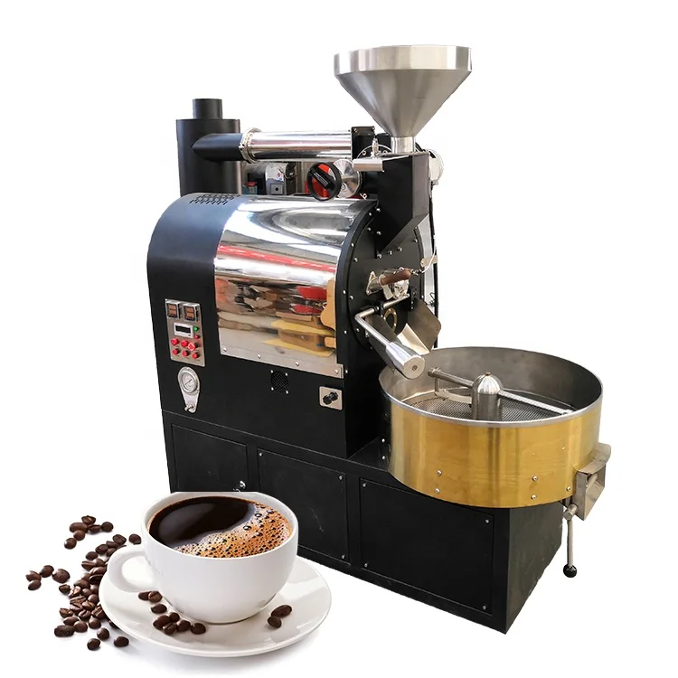 
coffee beans roaster equipment gas and electric heating coffee roaster 
