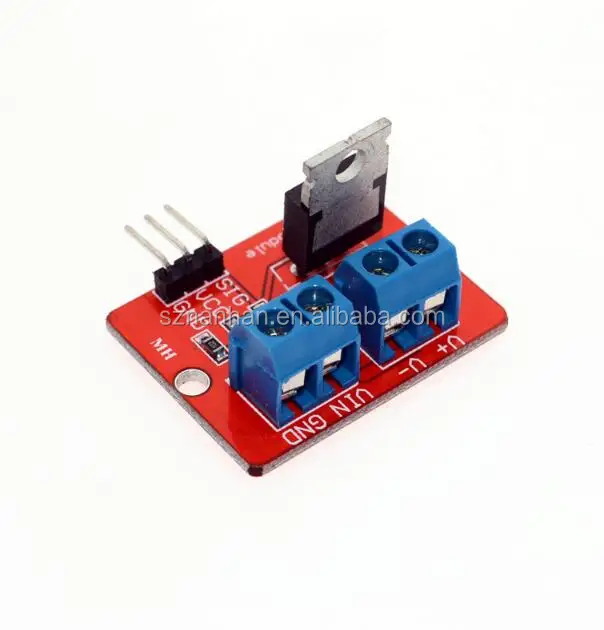 0-24 В Топ Mosfet Кнопка IRF520 MOS модуль драйвера для MCU ARM