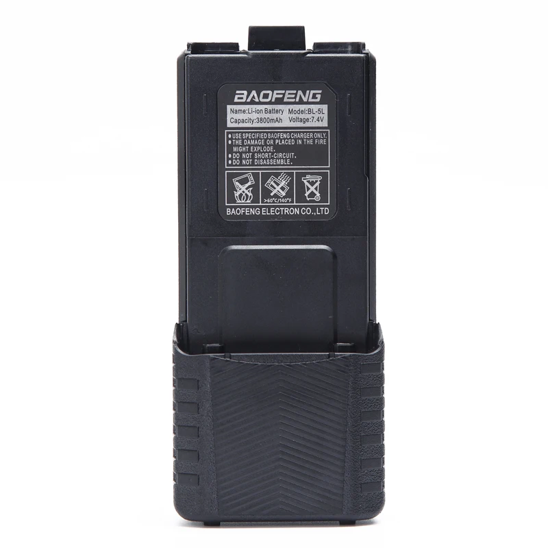 2 шт. Оригинальный BAOFENG UV-5R BL-5L 7,4 V 3800 мА/ч, литий-ионный аккумулятор с высокой емкостью для Baofeng иди и болтай Walkie Talkie “иди и UV-5R UV-5RE DM-5R радио