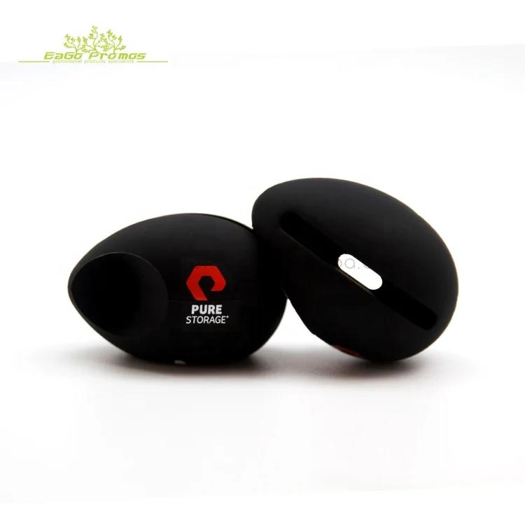 2023 No power need factory promotion custom silicon egg shape loud speaker megaphone for cell phone