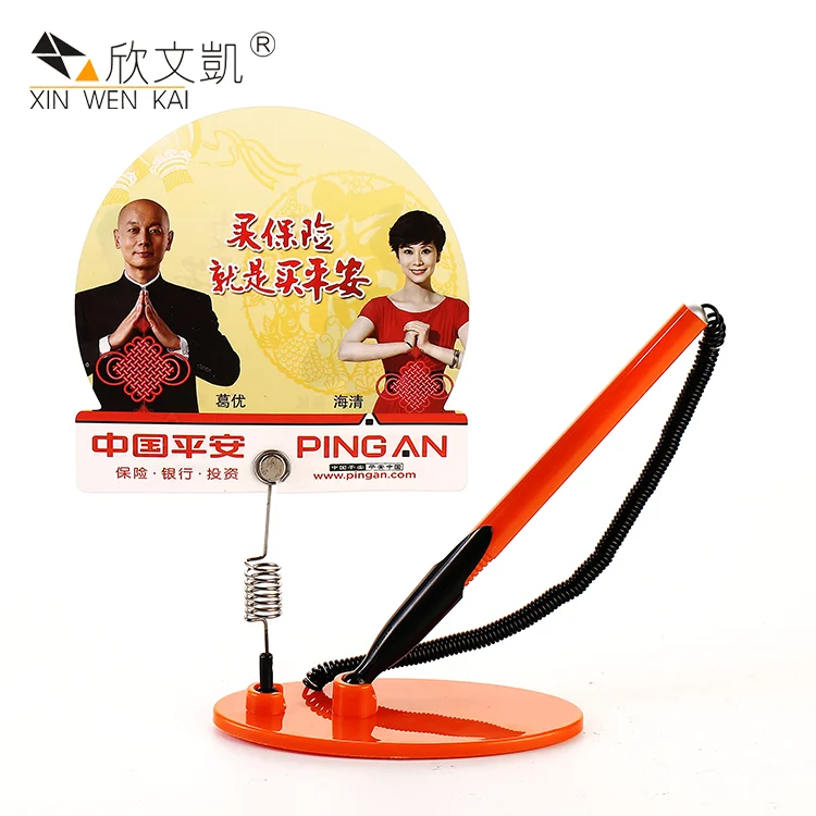 
New Innovative Products Promotional Plastic Advertising Card Table Counter Gel Desk Pen table pen for desing print pen card 