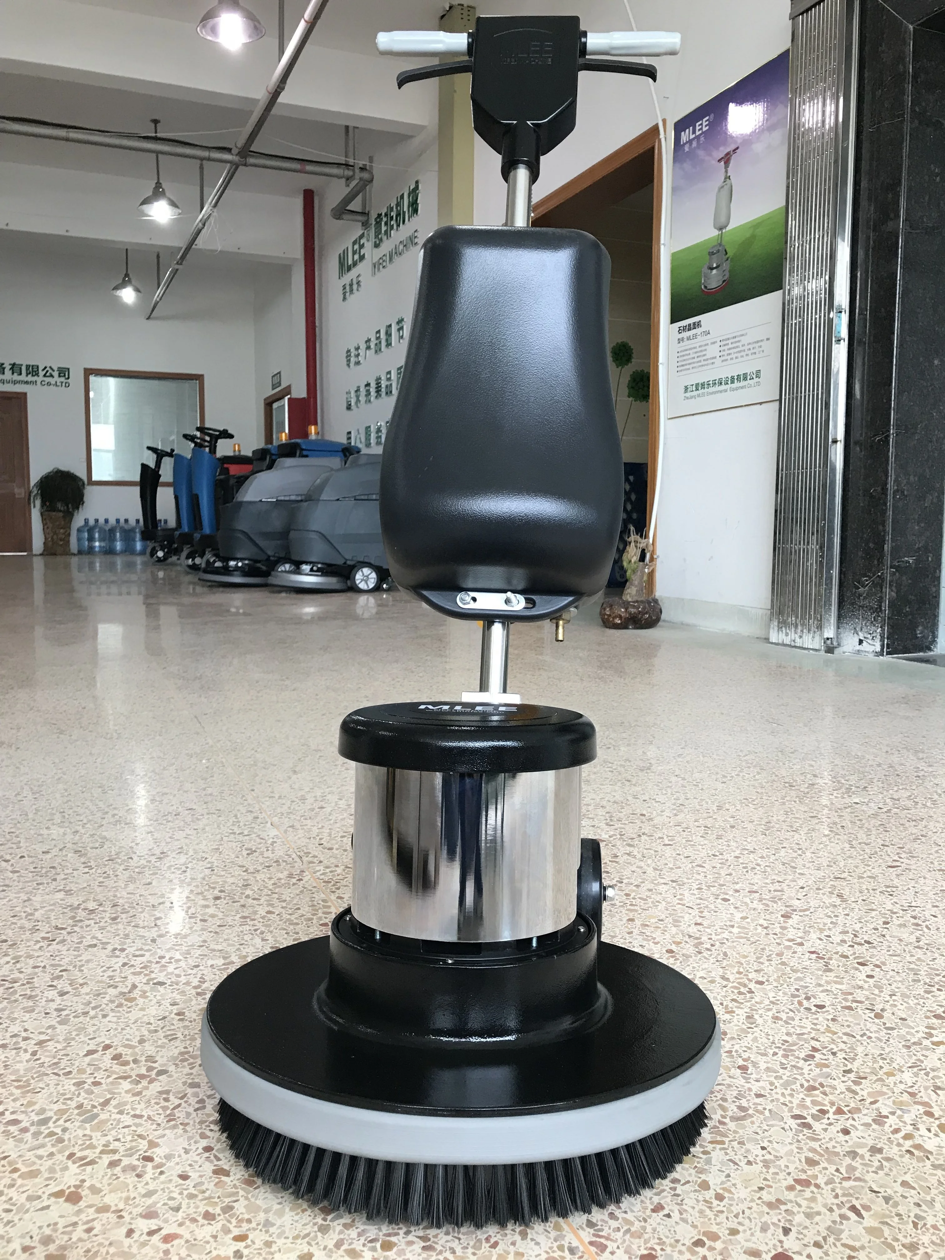 
MLEE170BF Wet Cleaning Equipment Hand Push Brushing Concrete Granite Marble Floor Polishing Machine 
