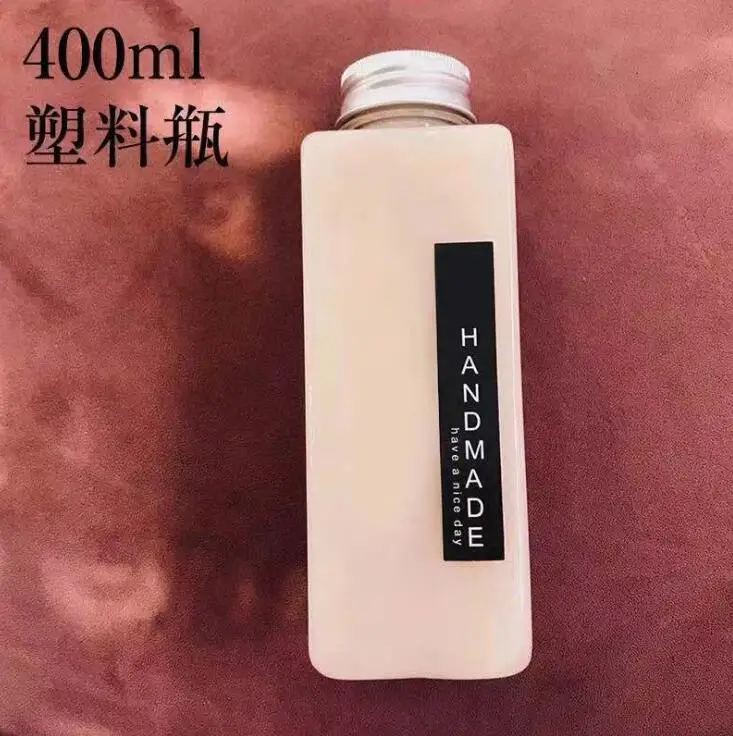 BPA FREE U-shaped PET 500ml 16oz Plastic pet beverage milk tea bottle for drinking liquid