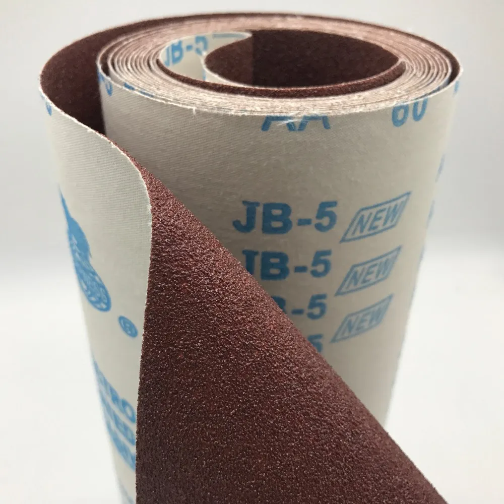 SHARPNESS hot sale aluminum oxide flexible sanding cloth for hand use JB-5