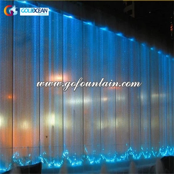 Outdoor Swimming Pool Square Waterfall Rocks and Natural Plants