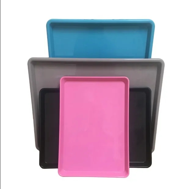 new material dog cage dog crate plastic tray wholesale